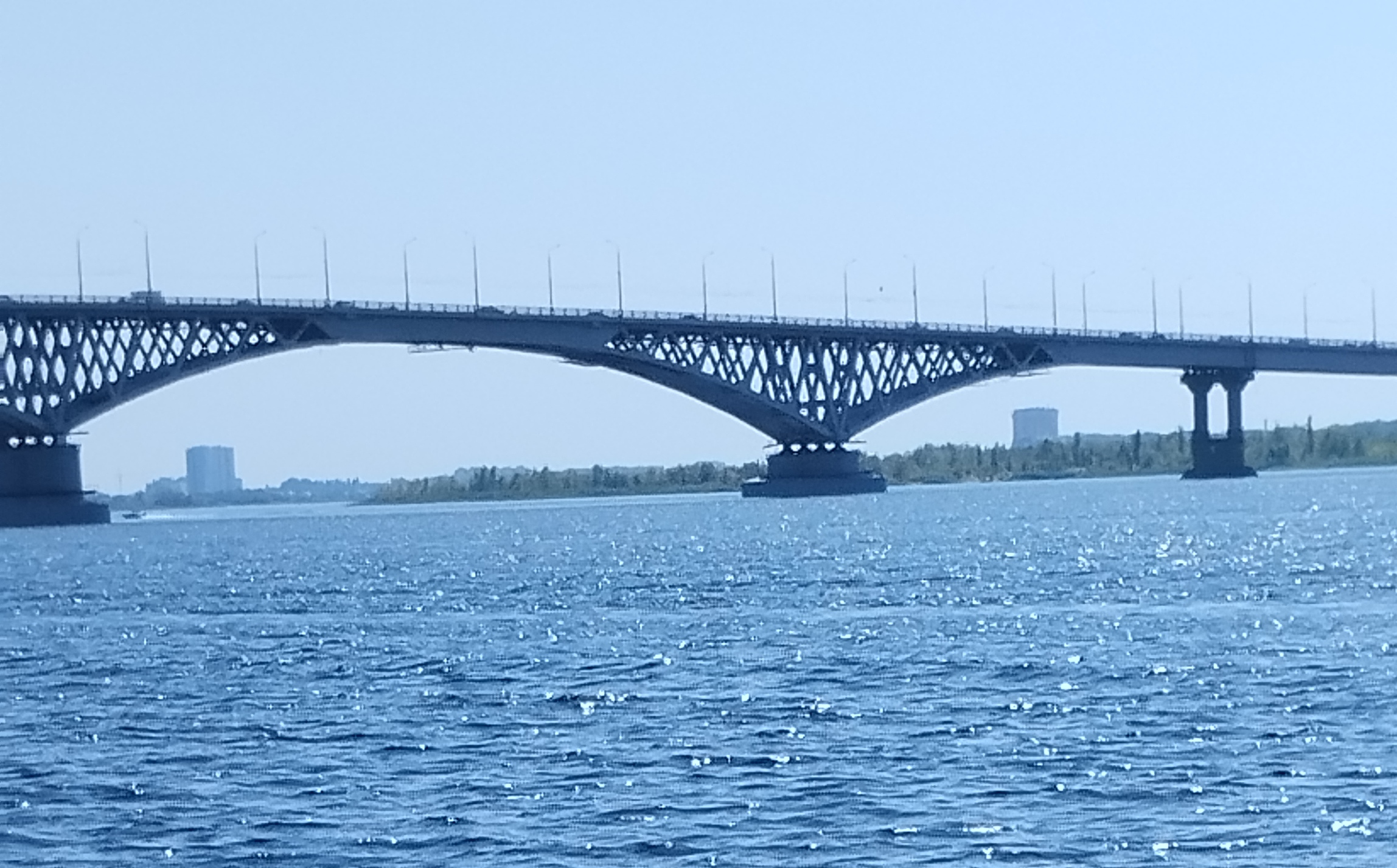 Саратов мост с высоты