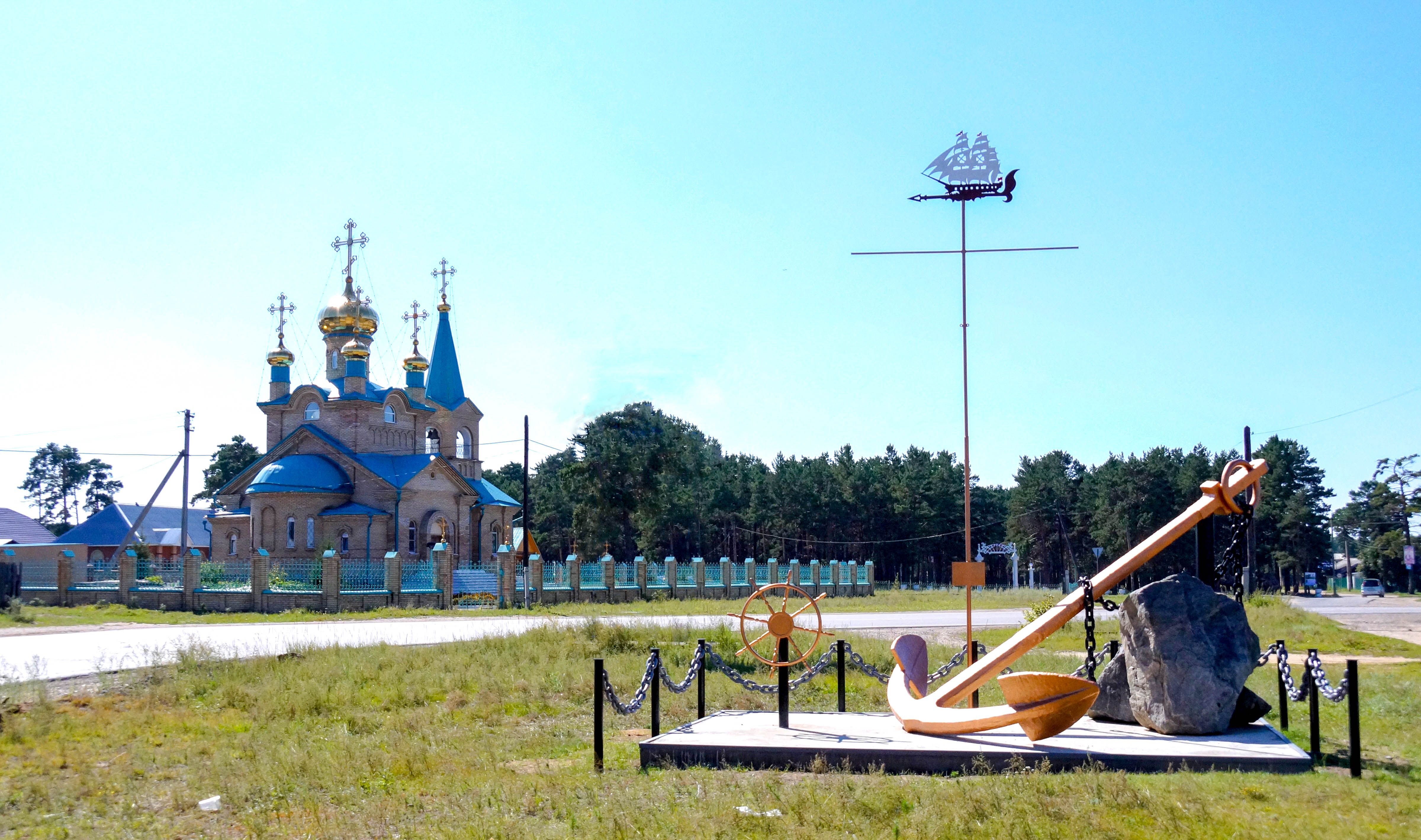 Церковь с. Сосновка Усольского района Иркутской области